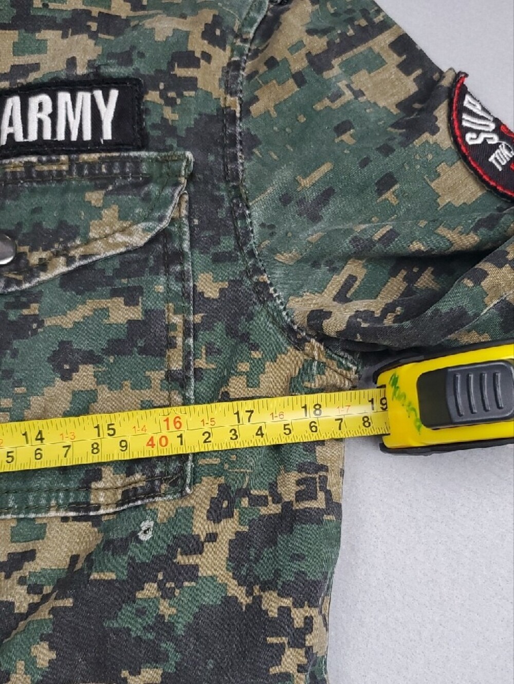 Superdry Camo Jacket British Design/Japanese Spirit with Patch Logo M - Picture 12 of 16